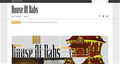Desktop Screenshot of houseofdabs.com